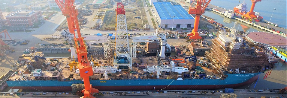 The Nautilus New Era under construction. Photo courtesy Nautilus Minerals.