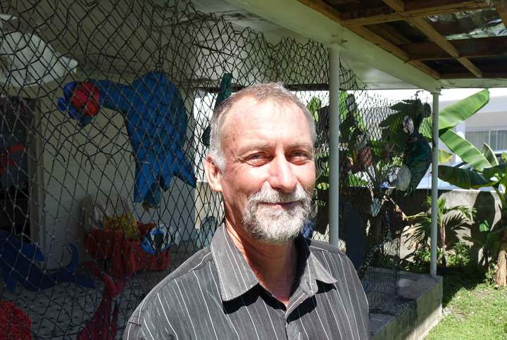 Kelvin Passfield of Te Ipukarea Society. Photo: RNZ/ Sally Round