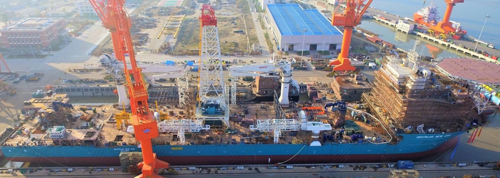 Nautilus Minerals' PSV under construction