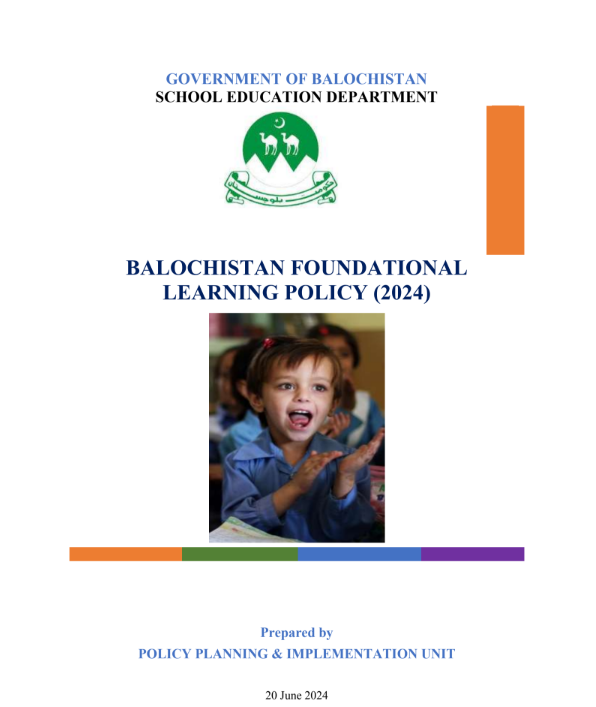 Spotlight on: Balochistan Foundational Learning Policy